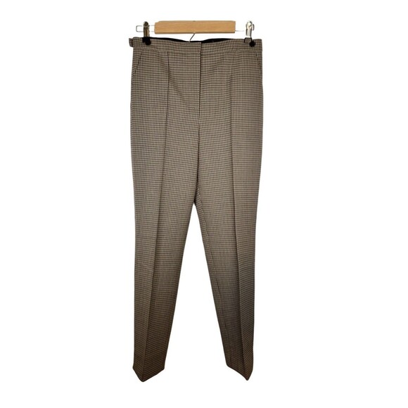 Theory Tapered Maple Check Dress Wool Blend? Pocket Stretch Pants Women’s Size 2 - Picture 1 of 8